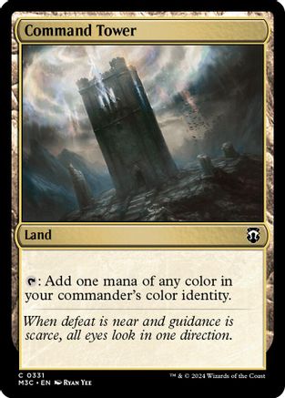 Command Tower (Ripple Foil) [Modern Horizons 3 Commander]-1