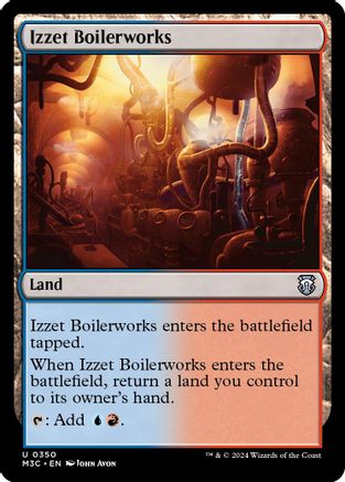 Izzet Boilerworks (Ripple Foil) [Modern Horizons 3 Commander]-1