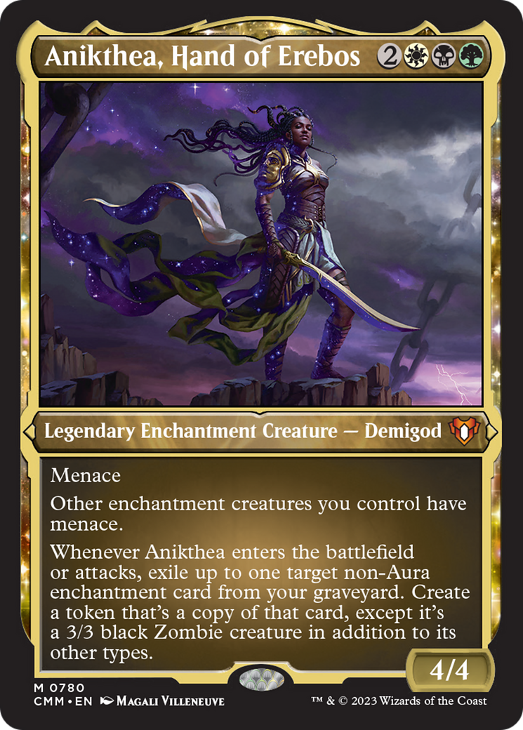 Anikthea, Hand of Erebos (Display Commander) (Foil Etched) [Commander Masters]-1