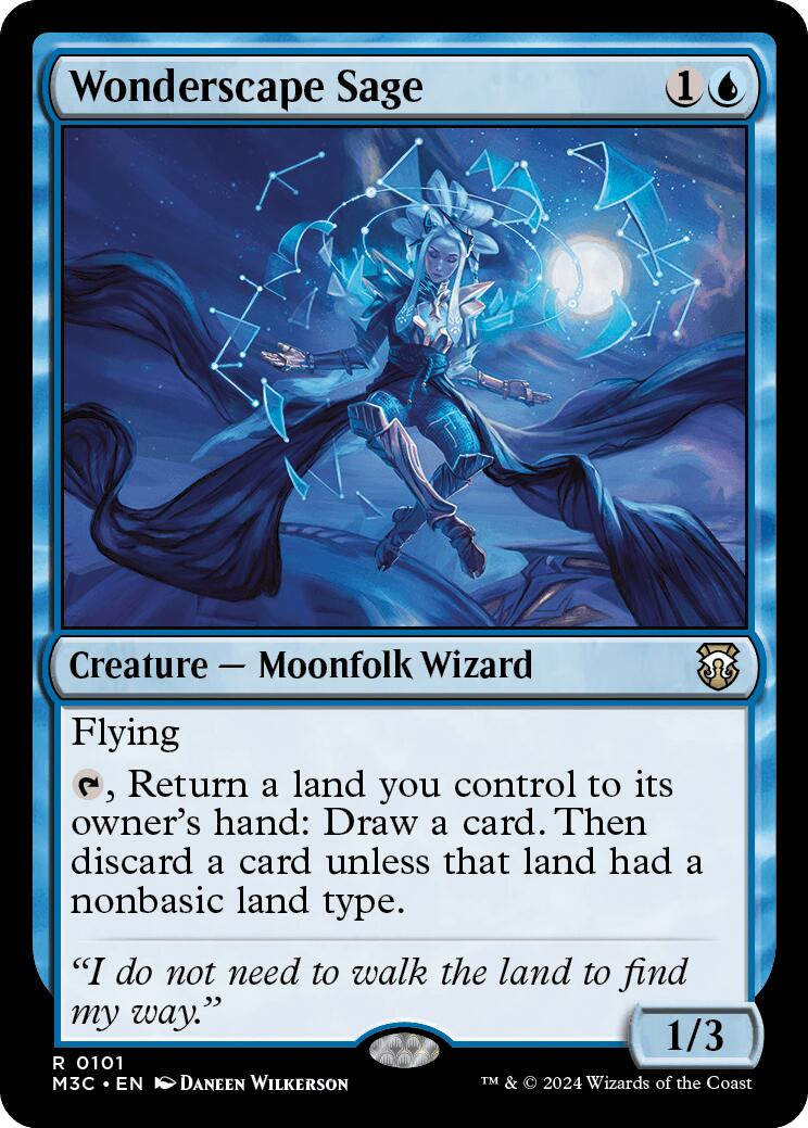 Wonderscape Sage [Modern Horizons 3 Commander]-1