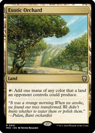 Exotic Orchard (Ripple Foil) [Modern Horizons 3 Commander]-1