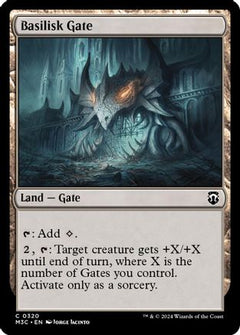 Basilisk Gate (Ripple Foil) (M3C-320) - Modern Horizons 3 Commander Foil-1