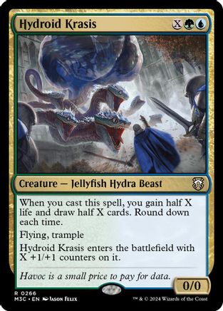 Hydroid Krasis (Ripple Foil) [Modern Horizons 3 Commander]-1