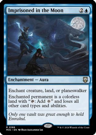 Imprisoned in the Moon (Ripple Foil) (M3C-188) - Modern Horizons 3 Commander Foil-1