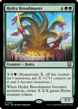 Hydra Broodmaster (Ripple Foil) [Modern Horizons 3 Commander]-1