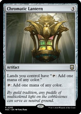 Chromatic Lantern (Ripple Foil) [Modern Horizons 3 Commander]-1
