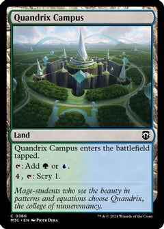 Quandrix Campus (Ripple Foil) (M3C-366) - Modern Horizons 3 Commander Foil-1