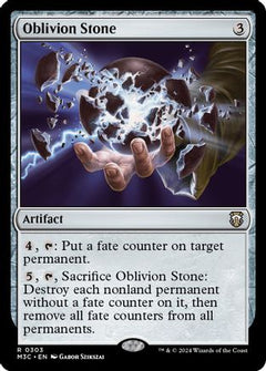 Oblivion Stone (Ripple Foil) (M3C-303) - Modern Horizons 3 Commander Foil-1