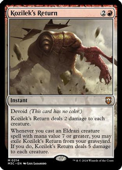 Kozilek's Return (Ripple Foil) [Modern Horizons 3 Commander]-1