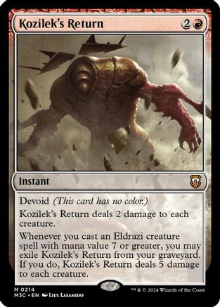Kozilek's Return (Ripple Foil) [Modern Horizons 3 Commander]-1