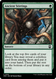 Ancient Stirrings (Ripple Foil) (M3C-219) - Modern Horizons 3 Commander Foil-1