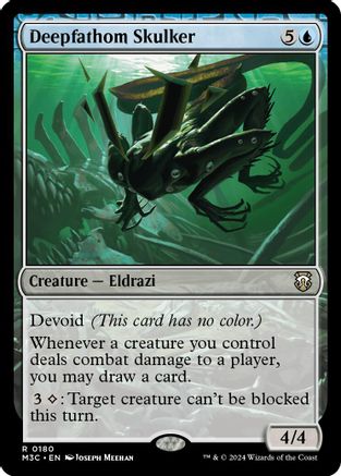 Deepfathom Skulker (Ripple Foil) (M3C-180) - Modern Horizons 3 Commander Foil-1