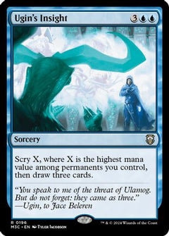 Ugin's Insight (Ripple Foil) (M3C-196) - Modern Horizons 3 Commander Foil-1
