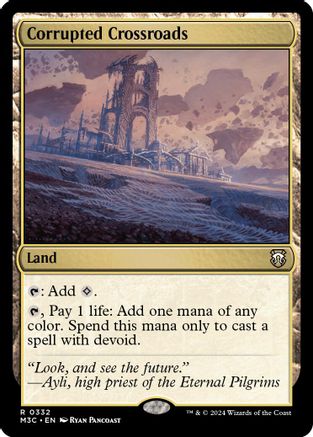 Corrupted Crossroads (Ripple Foil) [Modern Horizons 3 Commander]-1