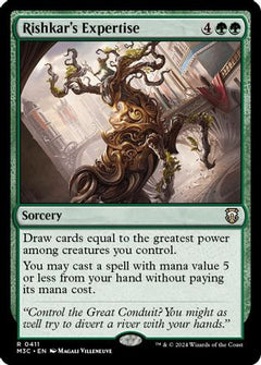 Rishkar's Expertise (Ripple Foil) (M3C-411) - Modern Horizons 3 Commander Foil-1