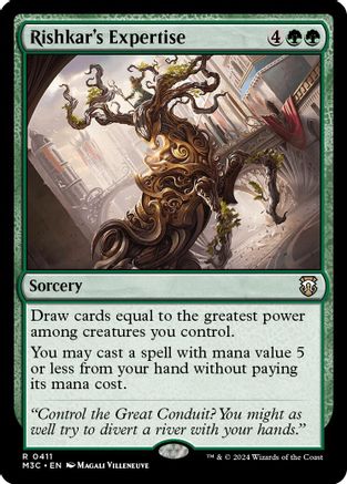 Rishkar's Expertise (Ripple Foil) (M3C-411) - Modern Horizons 3 Commander Foil-1