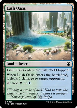 Lush Oasis (Ripple Foil) [Modern Horizons 3 Commander]-1