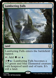 Lumbering Falls (Ripple Foil) [Modern Horizons 3 Commander]-1