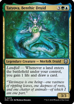 Tatyova, Benthic Druid (Ripple Foil) [Modern Horizons 3 Commander]-1