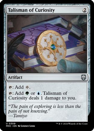 Talisman of Curiosity (Ripple Foil) [Modern Horizons 3 Commander]-1