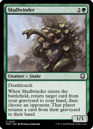 Skullwinder (Ripple Foil) (M3C-247) - Modern Horizons 3 Commander Foil-1