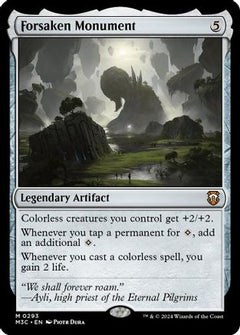 Forsaken Monument (Ripple Foil) [Modern Horizons 3 Commander]-1