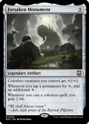 Forsaken Monument (Ripple Foil) [Modern Horizons 3 Commander]-1