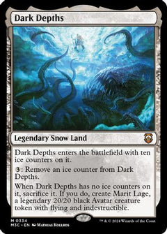 Dark Depths (Ripple Foil) [Modern Horizons 3 Commander]-1