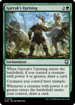 Garruk's Uprising (Ripple Foil) [Modern Horizons 3 Commander]-1
