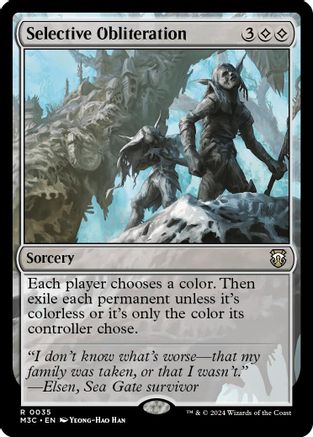 Selective Obliteration (Ripple Foil) [Modern Horizons 3 Commander]-1