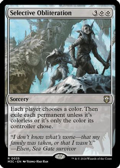 Selective Obliteration (Ripple Foil) (M3C-035) - Modern Horizons 3 Commander Foil-1