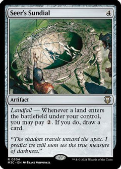 Seer's Sundial (Ripple Foil) [Modern Horizons 3 Commander]-1