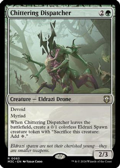 Chittering Dispatcher (Ripple Foil) [Modern Horizons 3 Commander]-1