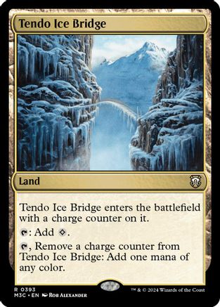 Tendo Ice Bridge (Ripple Foil) [Modern Horizons 3 Commander]-1
