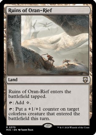 Ruins of Oran-Rief (Ripple Foil) (M3C-370) - Modern Horizons 3 Commander Foil-1