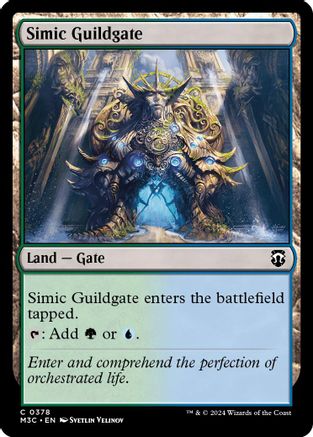 Simic Guildgate (Ripple Foil) [Modern Horizons 3 Commander]-1