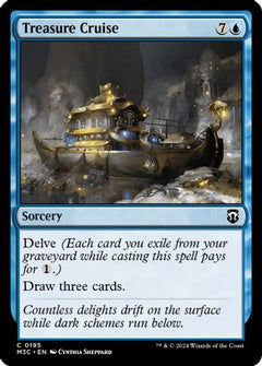 Treasure Cruise (Ripple Foil) (M3C-195) - Modern Horizons 3 Commander Foil-1