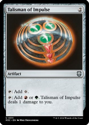 Talisman of Impulse (Ripple Foil) [Modern Horizons 3 Commander]-1