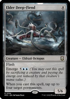 Elder Deep-Fiend (Ripple Foil) (M3C-154) - Modern Horizons 3 Commander Foil-1