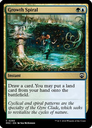 Growth Spiral (Ripple Foil) [Modern Horizons 3 Commander]-1