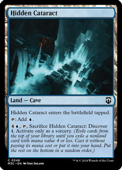 Hidden Cataract (Ripple Foil) [Modern Horizons 3 Commander]-1