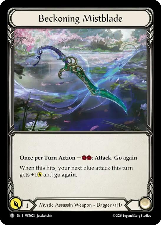 Beckoning Mistblade // Tiger Taming Khakkara [MST003//MST159] (Part the Mistveil)-1