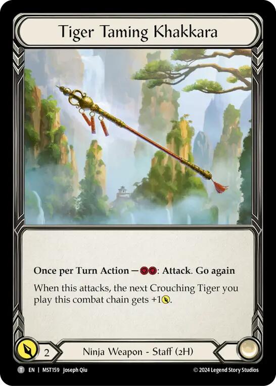 Beckoning Mistblade // Tiger Taming Khakkara [MST003//MST159] (Part the Mistveil)-2