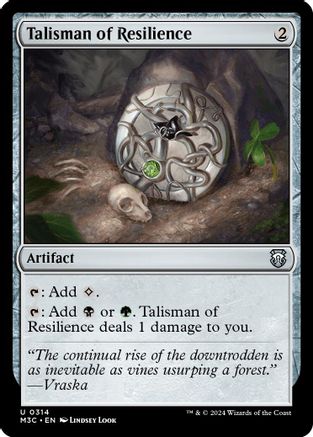 Talisman of Resilience (Ripple Foil) [Modern Horizons 3 Commander]-1