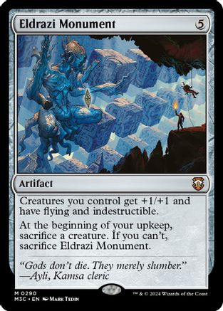 Eldrazi Monument (Ripple Foil) [Modern Horizons 3 Commander]-1