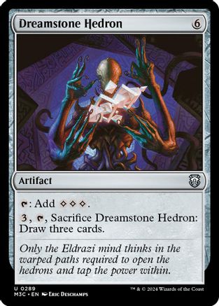 Dreamstone Hedron (Ripple Foil) [Modern Horizons 3 Commander]-1