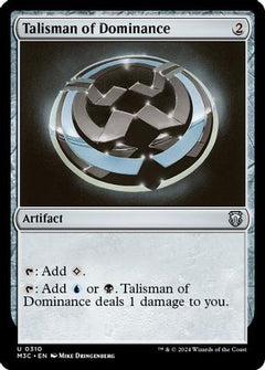 Talisman of Dominance (Ripple Foil) (M3C-310) - Modern Horizons 3 Commander Foil-1