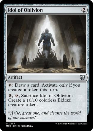 Idol of Oblivion (Ripple Foil) (M3C-297) - Modern Horizons 3 Commander Foil-1