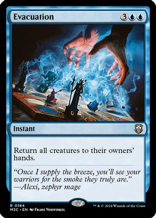 Evacuation (Ripple Foil) [Modern Horizons 3 Commander]-1