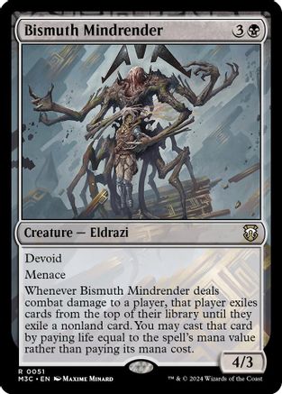 Bismuth Mindrender (Ripple Foil) [Modern Horizons 3 Commander]-1